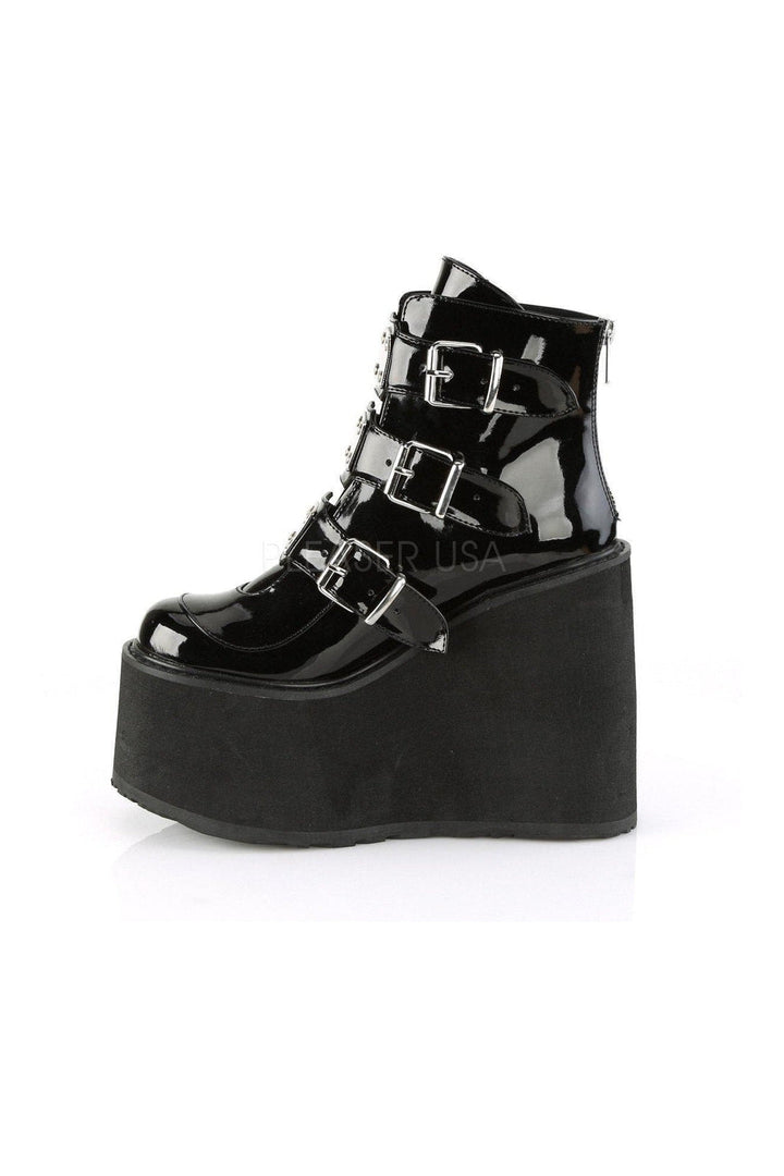 SWING-105 Demonia Platform Pump | Black Patent-Demonia-SEXYSHOES.COM
