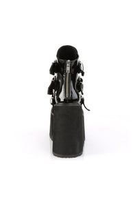 Demonia SWING-105  Platform Pump in Black Patent