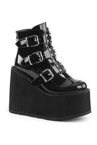 Demonia SWING-105  Platform Pump in Black Patent from SexyShoes.com