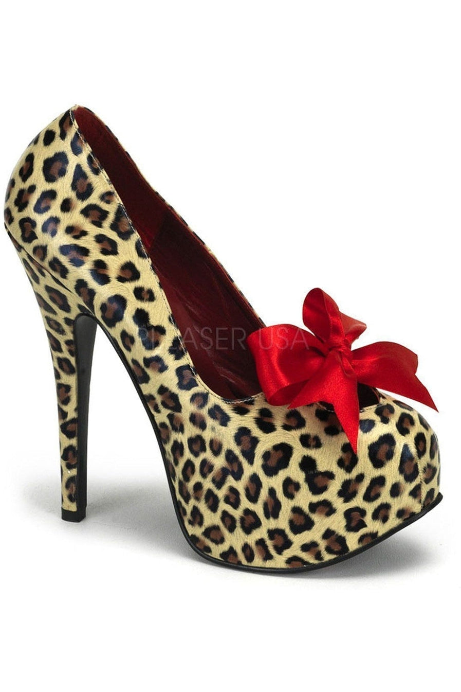 TEEZE-12 Pump | Cheetah Faux Leather-Bordello-Cheetah-Pumps-SEXYSHOES.COM