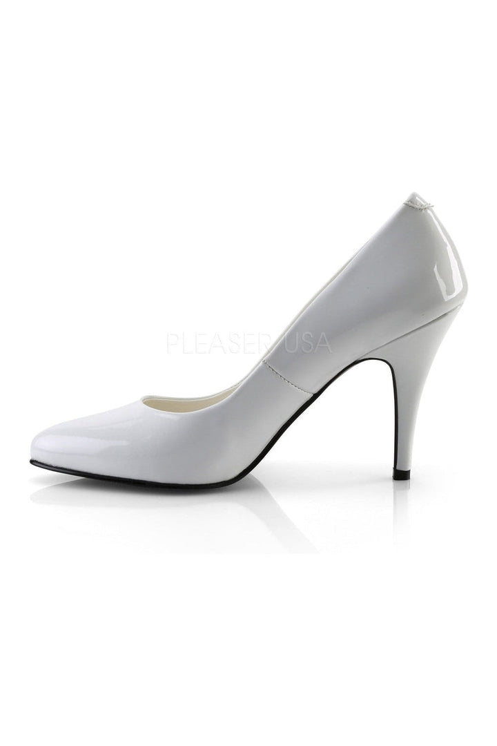 VANITY-420 Pump | White Patent-Pleaser-Pumps-SEXYSHOES.COM