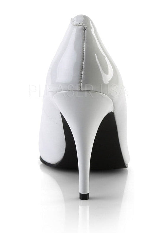 VANITY-420 Pump | White Patent-Pleaser-Pumps-SEXYSHOES.COM