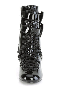 Demonia VIVIKA-128 Ankle Boot in Black Patent