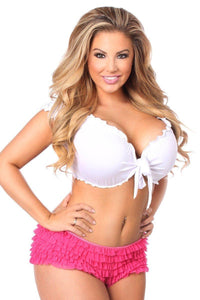 White Peasant Top by Daisy-Daisy Corsets-SEXYSHOES.COM