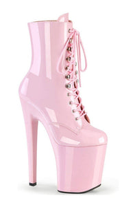 Pleaser XTREME-1020 Ankle Boot in Pink Patent from SexyShoes.com