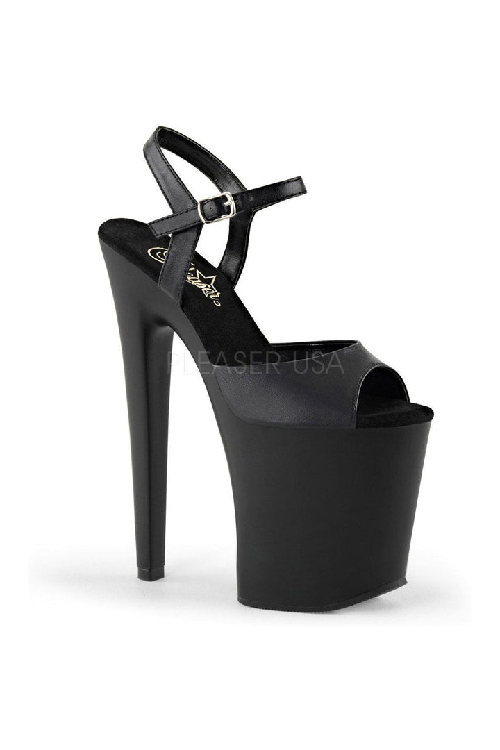 Pleaser Black Sandals Platform Stripper Shoes | Buy at Sexyshoes.com