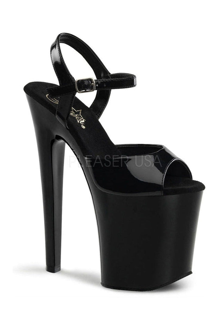 Pleaser Black Sandals Platform Stripper Shoes | Buy at Sexyshoes.com