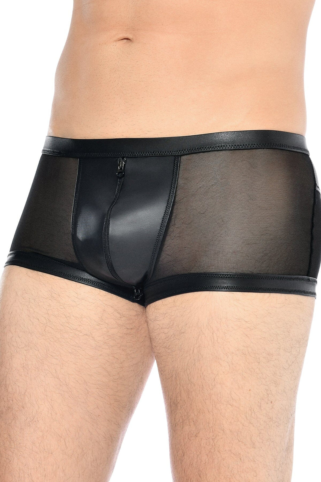 L'HOMME TYRION Mesh Boxers in Black  from SexyShoes.com