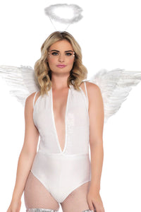 2 Piece Angel Accessory Kit, Includes Wings And Halo-Wings + Harness-SEXYSHOES.COM