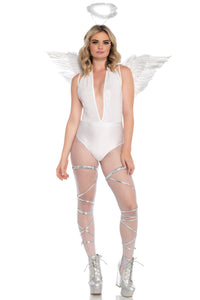 2 Piece Angel Accessory Kit, Includes Wings And Halo-Wings + Harness-SEXYSHOES.COM