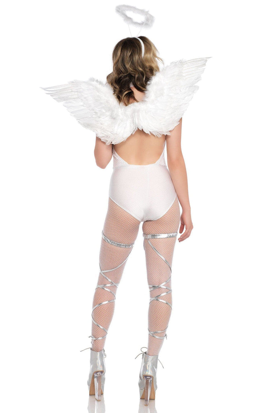 2 Piece Angel Accessory Kit, Includes Wings And Halo-Wings + Harness-SEXYSHOES.COM