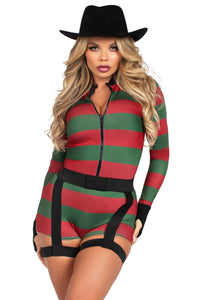 Leg Avenue 2 Piece Dream Killer High Neck Romber Belt Harness in Multi  from SexyShoes.com