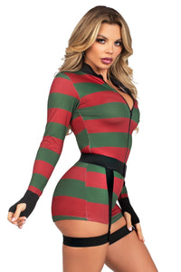 Leg Avenue 2 Piece Dream Killer High Neck Romber Belt Harness in Multi 