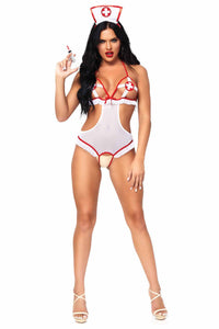 2 Piece Naughty Nurse Costume Set-Nurse Costumes-SEXYSHOES.COM