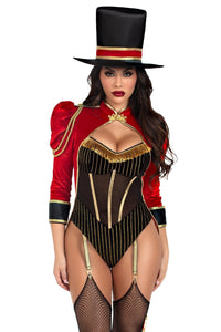 Leg Avenue 2 Piece Ravishing Ringmaster Costume Set in Multi 