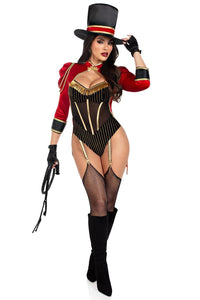 Leg Avenue 2 Piece Ravishing Ringmaster Costume Set in Multi 