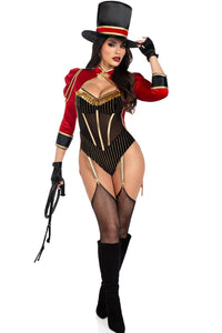 Leg Avenue 2 Piece Ravishing Ringmaster Costume Set in Multi  from SexyShoes.com