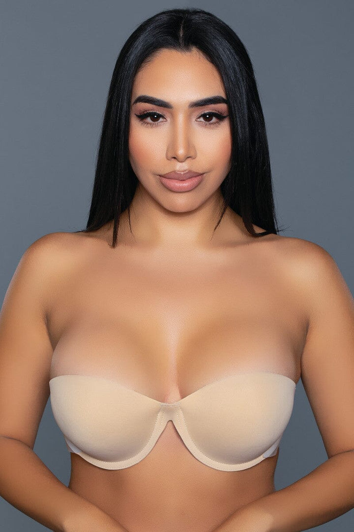 Strapless Bra with Seamless Back
