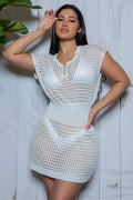 Crochet Mini Dress