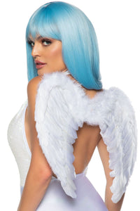 Marabou Trimmed Angel Wings-Wings + Harness-SEXYSHOES.COM