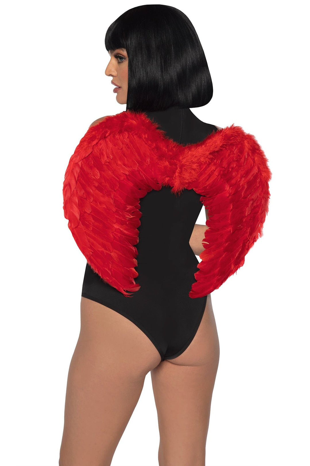 Marabou Trimmed Angel Wings-Wings + Harness-SEXYSHOES.COM