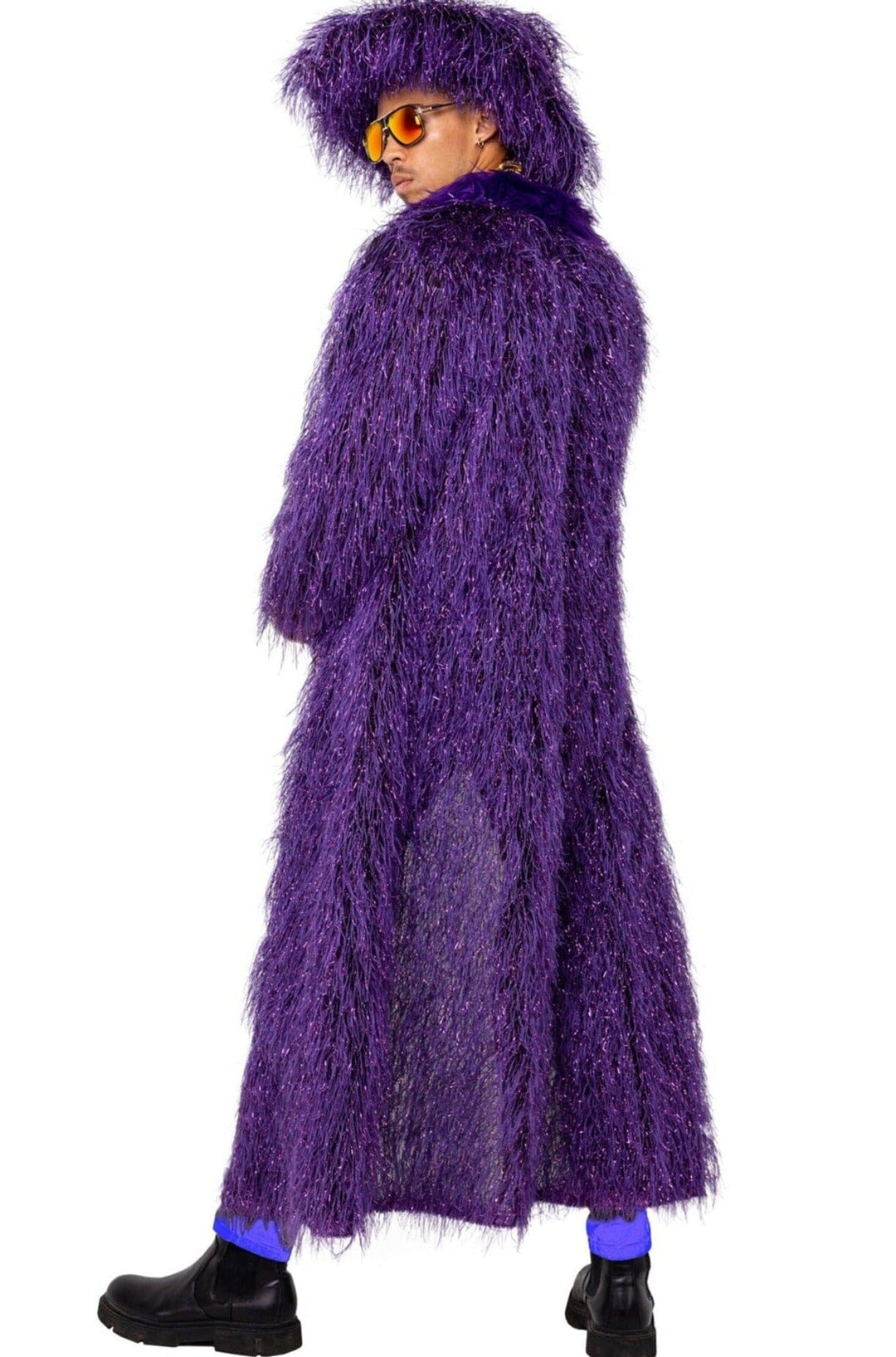 Roma Costumes 2PC Men's High Roller Pimp in Purple 