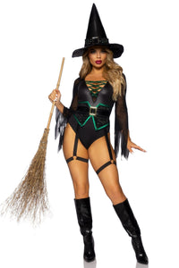 2 Piece Broomstick Babe-Witch Costumes-SEXYSHOES.COM