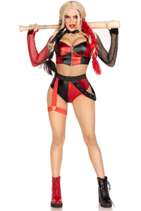 Leg Avenue 2 Piece Crime Spree Sweetie in Multi  from SexyShoes.com