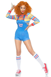 Leg Avenue 2 Piece Demon Doll in Multi  from SexyShoes.com