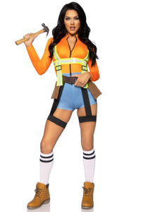 Leg Avenue 2 Piece Nailed It Construction in Multi  from SexyShoes.com