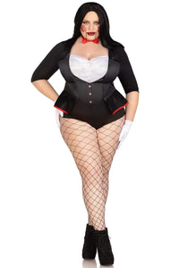 Leg Avenue 2 Pc Pretty Puppet Plus Size in Black  from SexyShoes.com