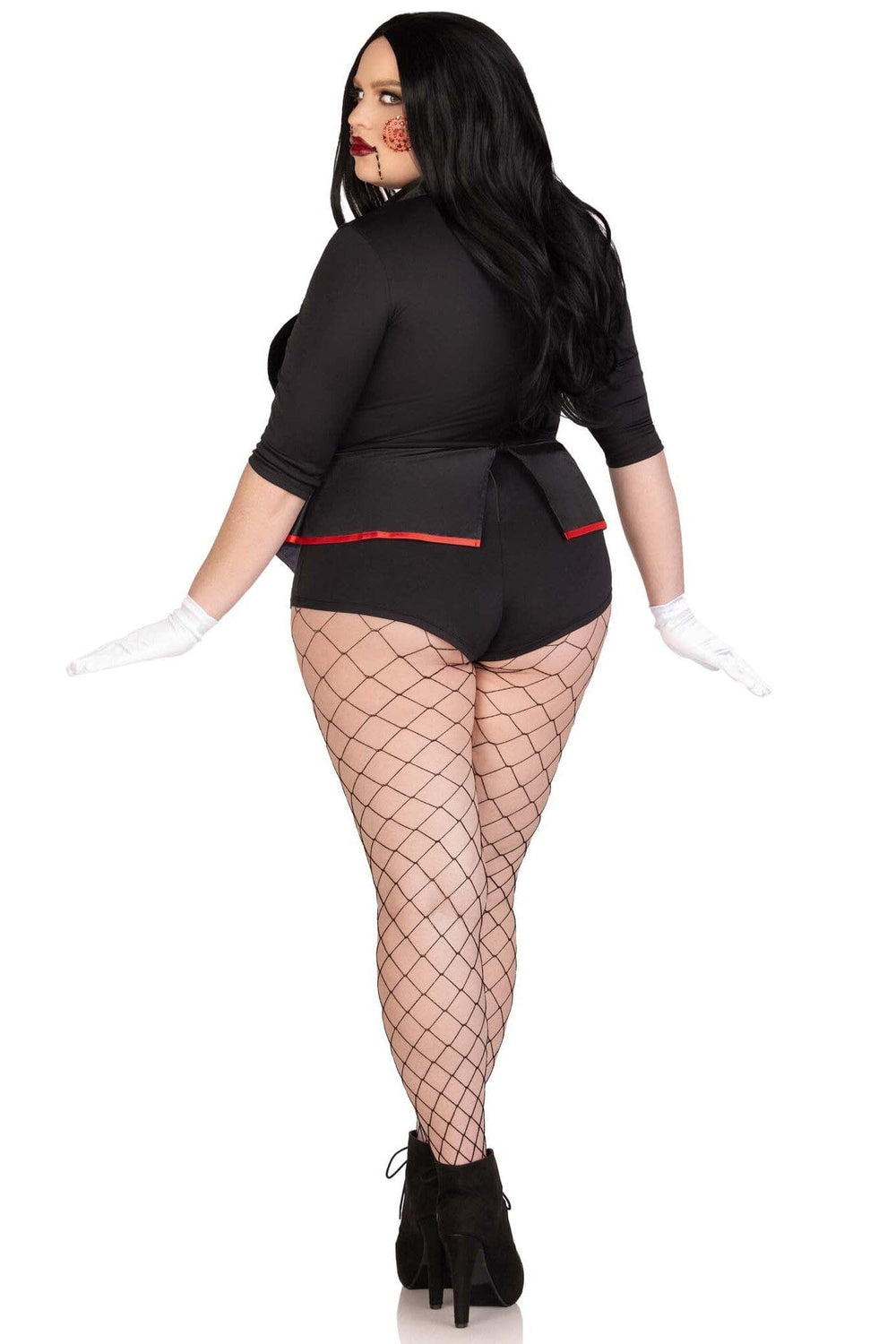 Leg Avenue 2 Pc Pretty Puppet Plus Size in Black 