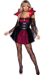 Leg Avenue 2 Piece Victorian Vampire in Black  from SexyShoes.com