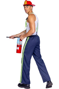 2pc Fireman Hunk-Uniformed Costumes-SEXYSHOES.COM
