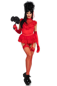Leg Avenue 3 Piece Beetle Babe Costume Set in Red 