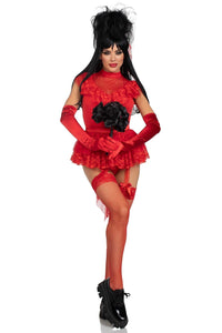 Leg Avenue 3 Piece Beetle Babe Costume Set in Red  from SexyShoes.com