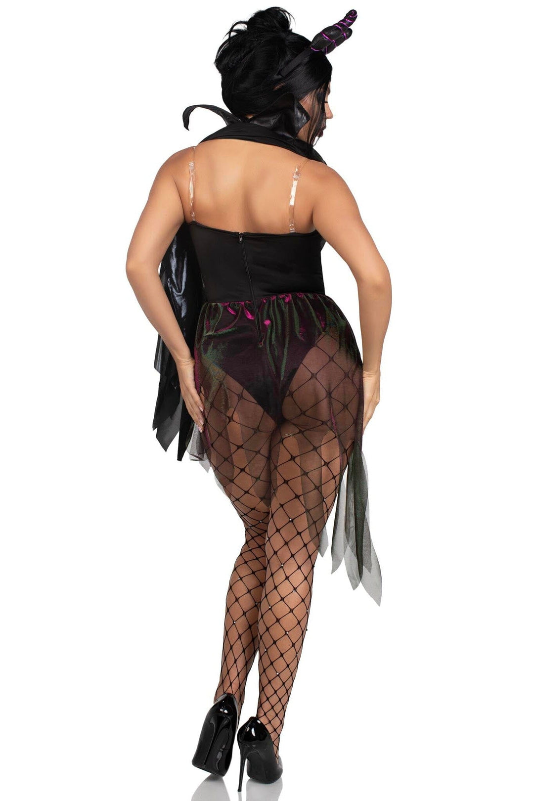 Leg Avenue 3 Piece Evil Enchantress Set in Black 