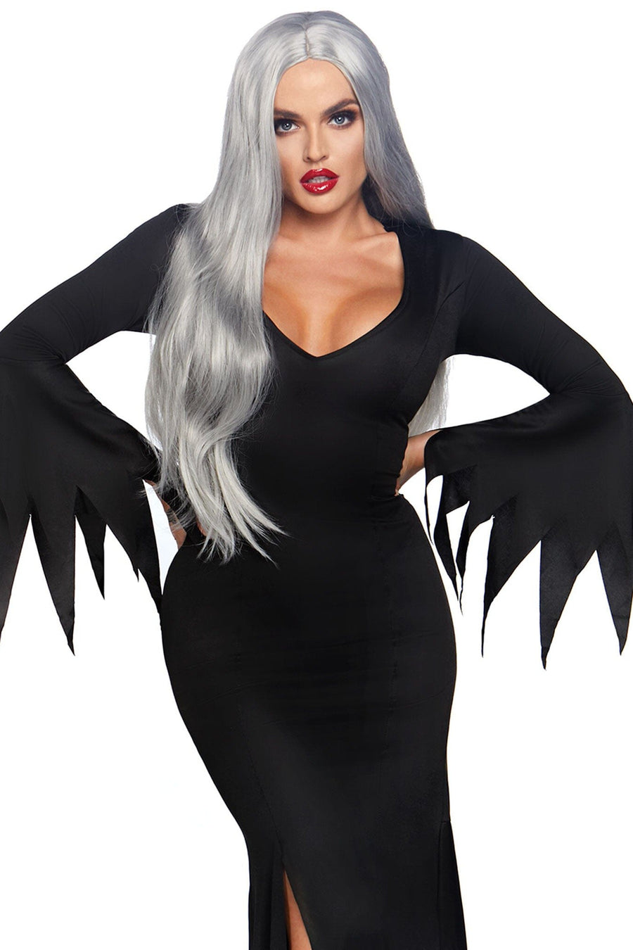 Long Goth Dress-Villian Costumes-SEXYSHOES.COM