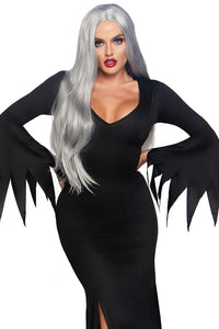 Long Goth Dress-Villian Costumes-SEXYSHOES.COM