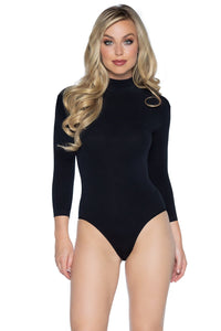 Leg Avenue High Neck Bodysuit in Black  from SexyShoes.com