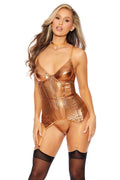 Bronze Liquid Femme Bustier