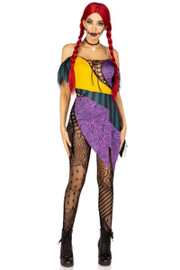 Leg Avenue 3PC. Darling Rag Doll in Multi  from SexyShoes.com