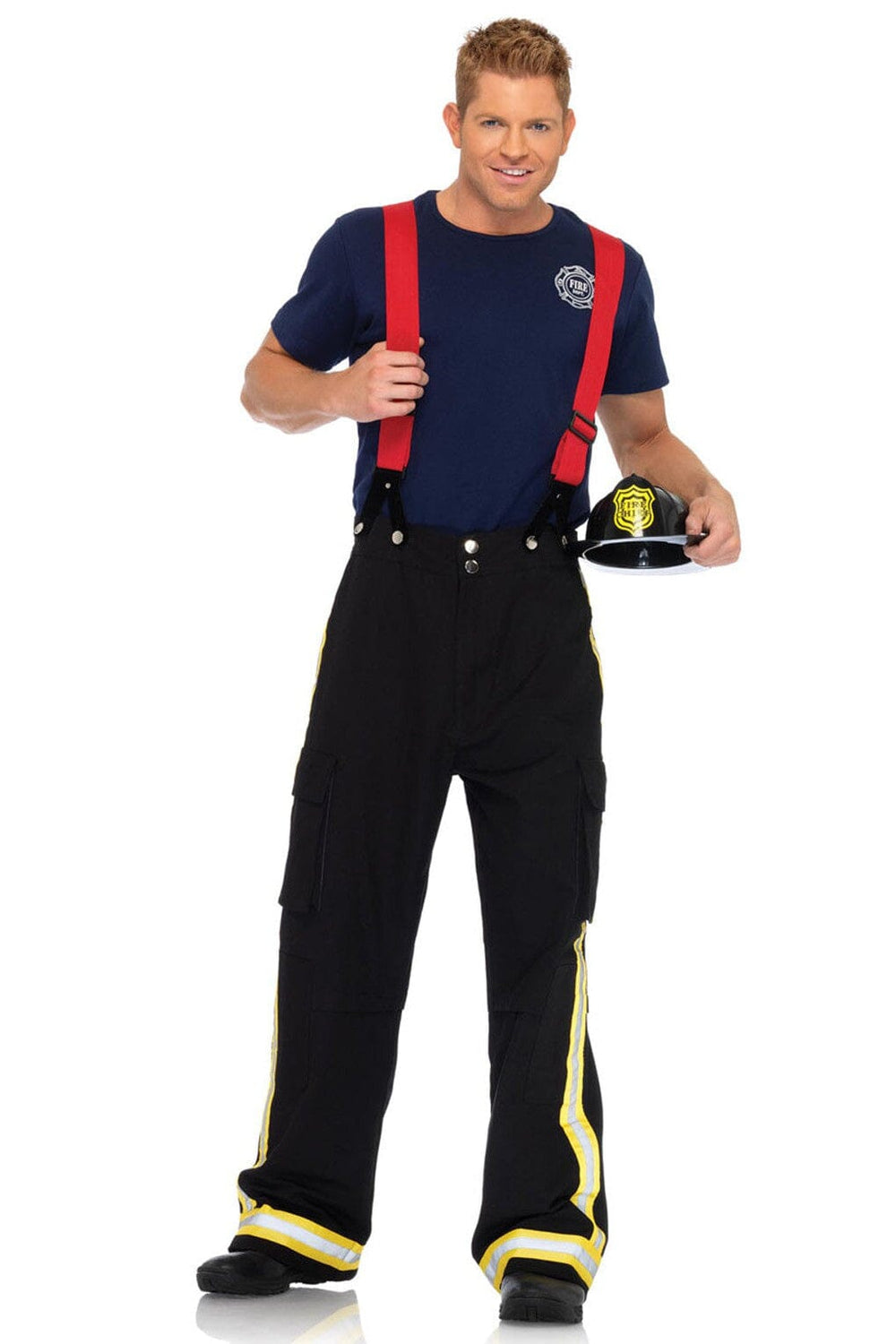 Leg Avenue 3PC. Fire Captain in Black 