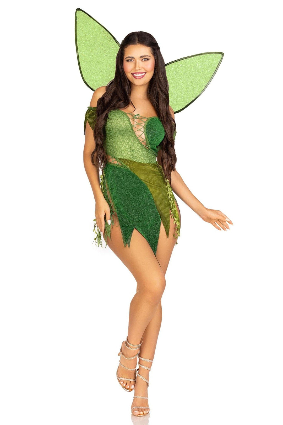 Leg Avenue 3 Piece Forest Fairy Set in Green  from SexyShoes.com