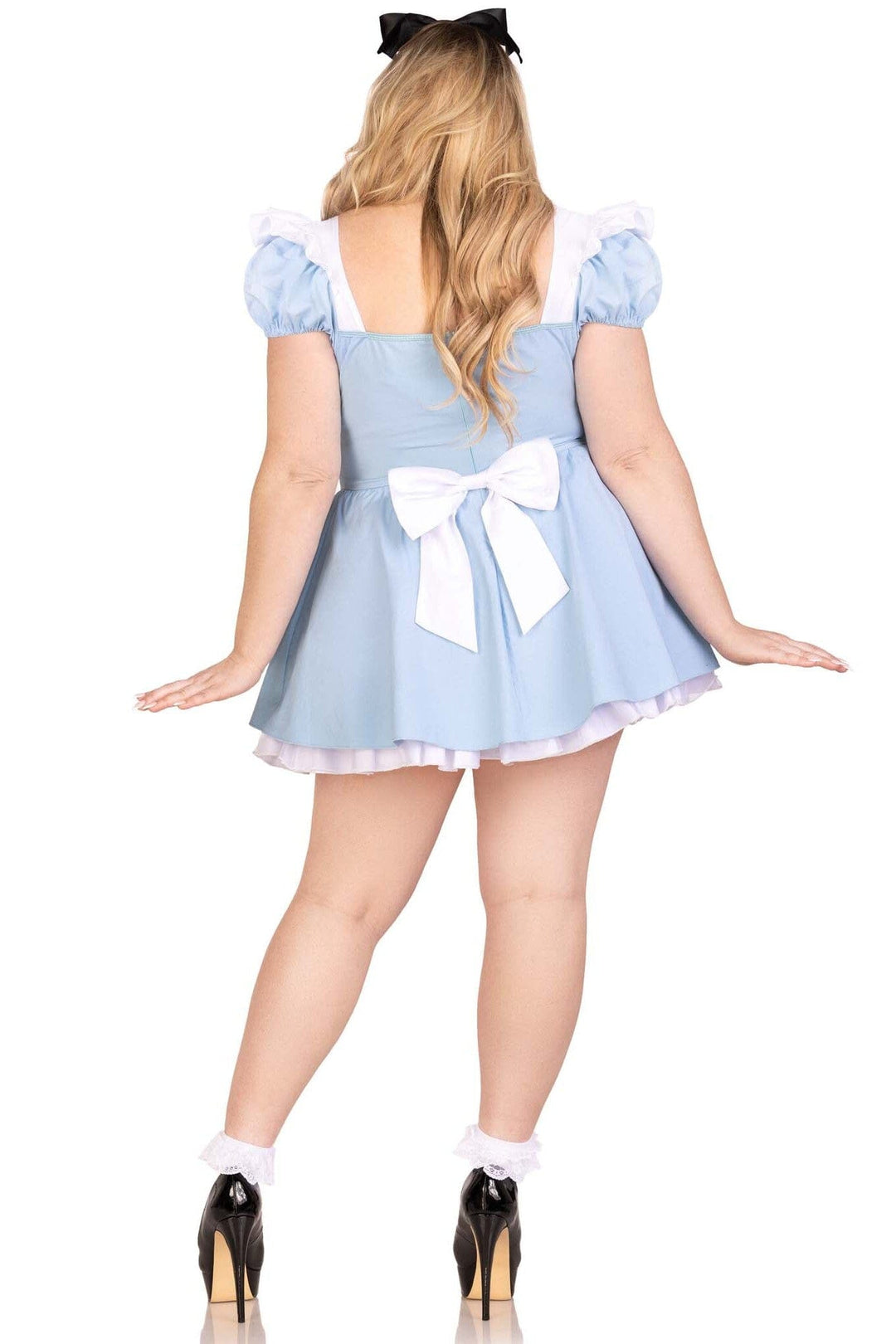 Leg Avenue 3 Piece Storybook Alice Pluz Size in Blue 