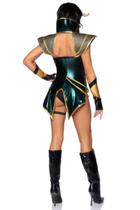 Leg Avenue 3PC. Trickster Goddess in Green 