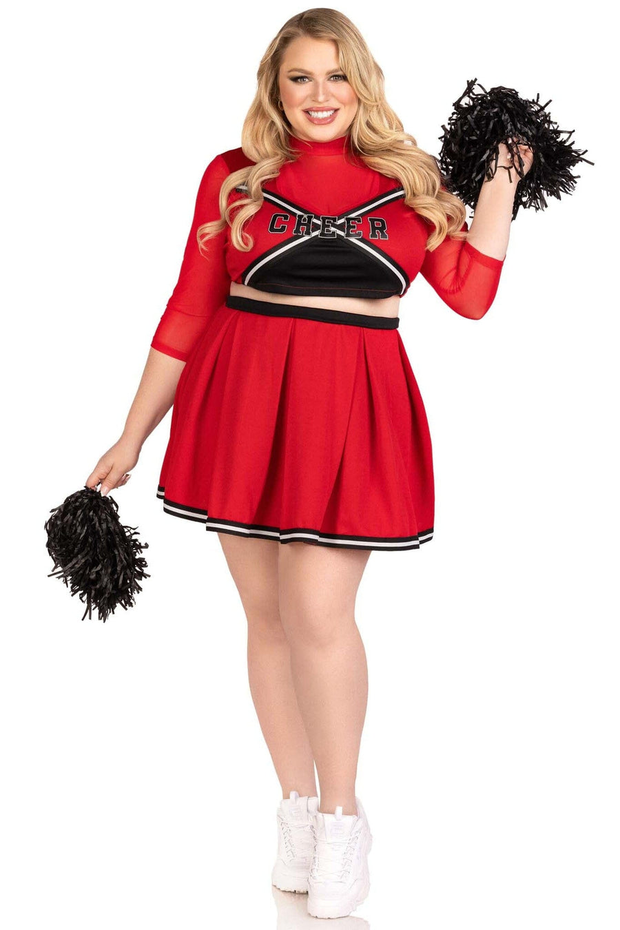 3 Piece Varsity Babe-Cheerleader Costumes-SEXYSHOES.COM