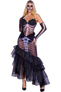 3pc Dark Mermaid-Skeleton Costumes-SEXYSHOES.COM