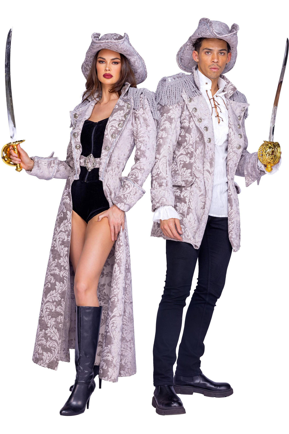 Roma Confidential 3pc Deluxe Pirate Queen in Grey 