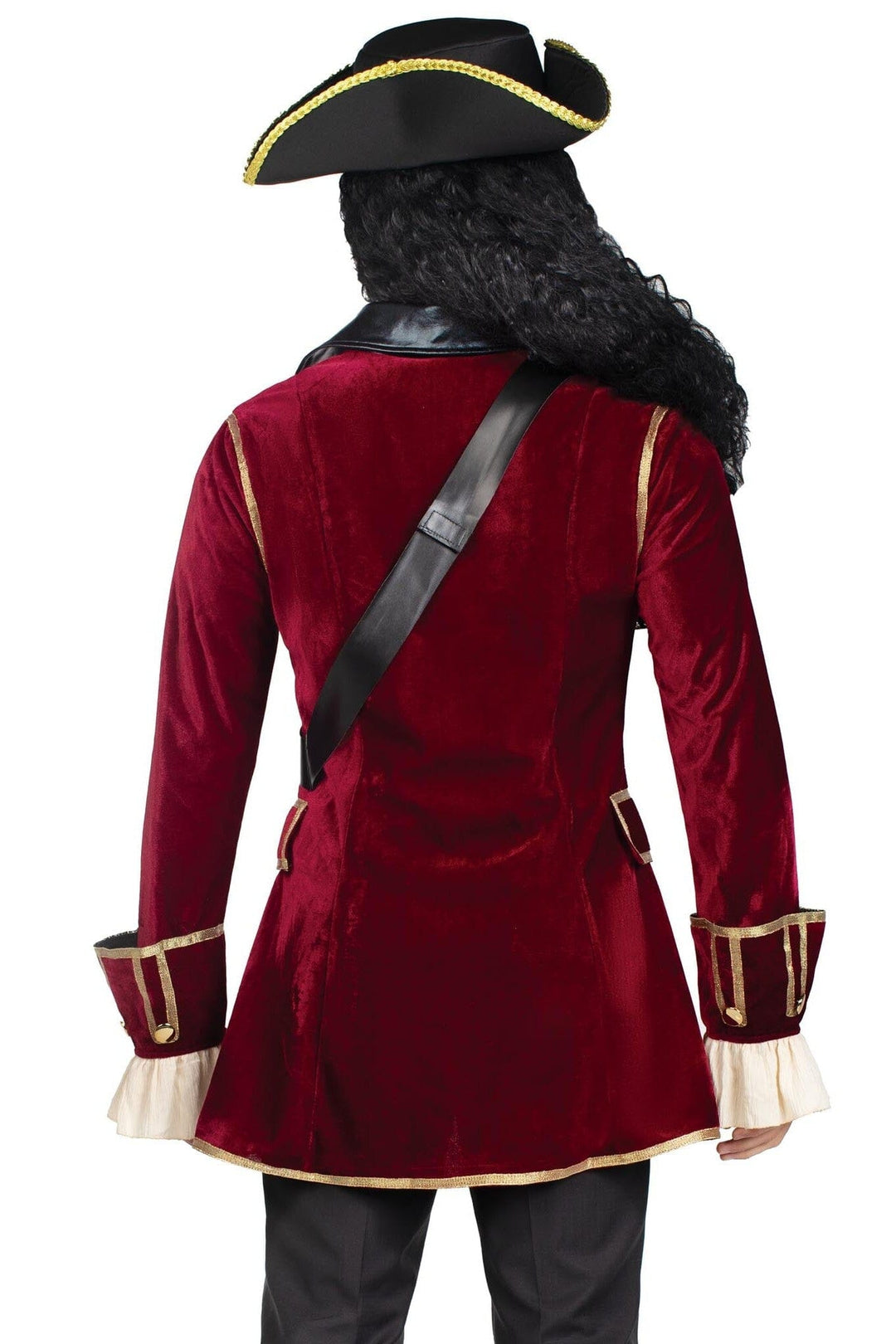 Leg Avenue 4 Piece Pirate Captain Costume Set in Multi 